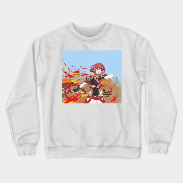 Flames Crewneck Sweatshirt by Sephiroth1204